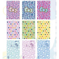 Maxi Quaderno A4 Tinta Unita Hello Kitty 50 special 100gr - Rigo C (1R con margine)