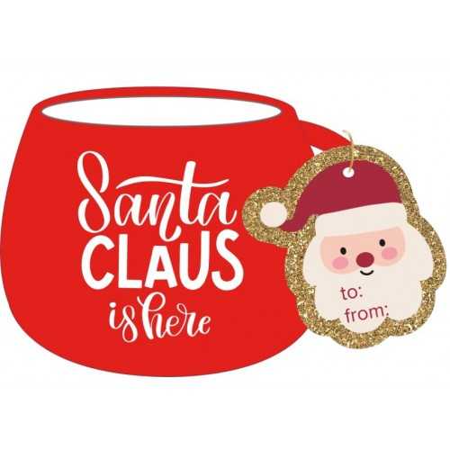 Tazza in ceramica Christmas con figura 3D
