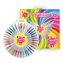Penne Glitterissima Box 36pz - Un arcobaleno di colori