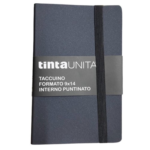 Taccuino 9x14 con elastico e interno puntinato