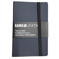 Taccuino 9x14 con elastico e interno puntinato
