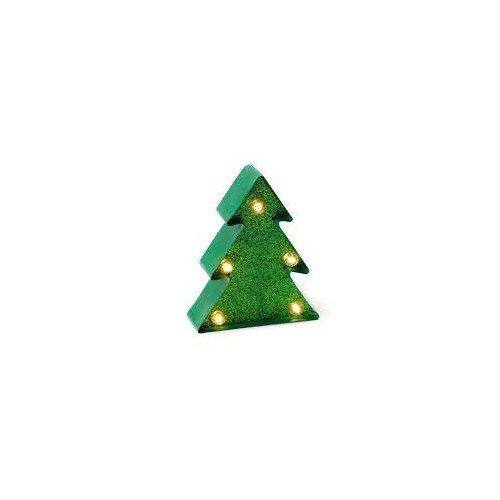 Mini Luce decorativa glitter - Albero di Natale