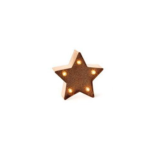 Mini Luce decorativa glitter - Stella