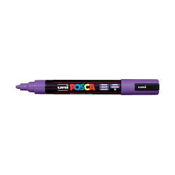 Marcatore uni posca pc5m p. Media 1,8-2,5 mm viola