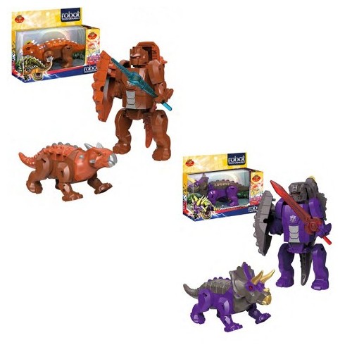 Dinosauro 15 cm trasformabile in Robot