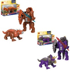 Dinosauro 15 cm trasformabile in Robot