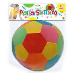 Palla morbida sonora con sonaglio