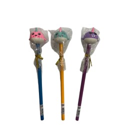 Matita dream big con topper squaletto con corno - colori assortiti