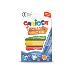 Tempera solida Temperello confezione da 6 colori