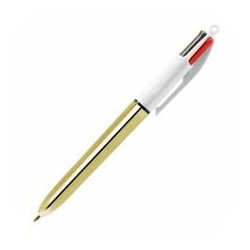 Bic 4 colori Shine - fusto Oro