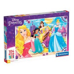 Puzzle Disney Princess 104 pezzi Maxi Supercolor