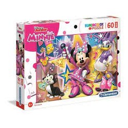 Puzzle Minnie & Friends Disney Junior 60 pezzi Maxi Supercolor