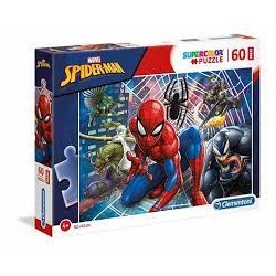 Puzzle Spiderman Marvel 60 pezzi Maxi Supercolor