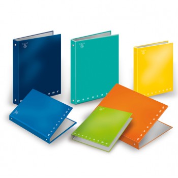 Raccoglitore Monocromo formato A5 (18,5x22 cm) 4 anelli...