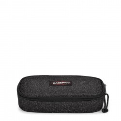 ASTUCCIO EASTPAK OVAL SINGLE SPARK BLACK NERO GLITTER A EASTPAK