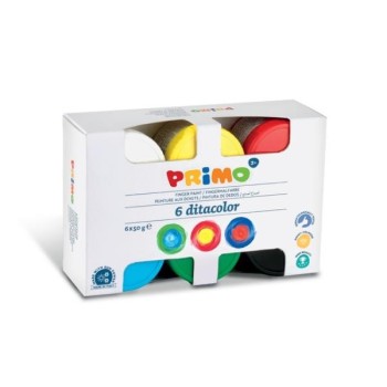 Colori a dita confezione 6 colori