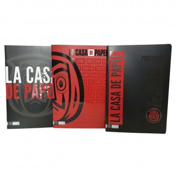 Quaderno a4 maxi + 30% 1r la casa di carta