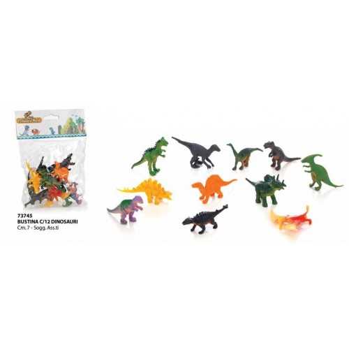 Bustina 12 mini Dinosauri Animal World
