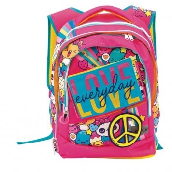 Zaino Scuola Go Pop love&peace