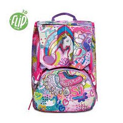 Zaino sdoppiabile Big SJ Gang Unicorno Magic Flip Girl