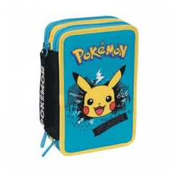 Astuccio 3 zip Pokemon