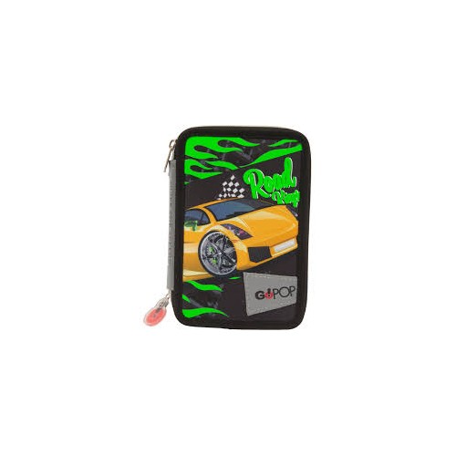 Astuccio 3 zip Go Pop Macchina da corsa