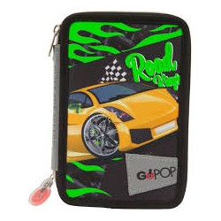Astuccio 3 zip Go Pop Macchina da corsa