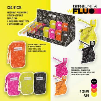 Portachiavi con panno in microfibra Tinta Unita Luxury...