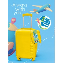 Trolley da cabina in ABS Tinta Unita One Fly Time 24