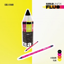 Matita con gommino Tinta Unita Fluo