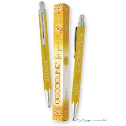 La penna GO con scatolina gioiello colore giallo