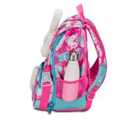 Zaino Sdoppiabile Big PinkFur Girl Gattino e coniglietto