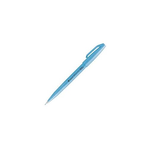 Penna Brush Sign Pentel Fluorescent Blue
