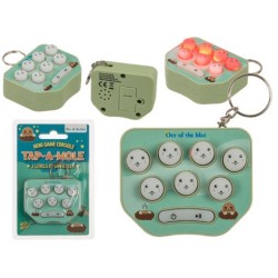 Mini Game Console Acchiappa La Talpa Portachiavi