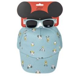 Set Cappellino con visiera + Occhiali da Sole Topolino & Friends