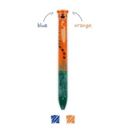 Penna a due colori Click&Clack Tigre Legami