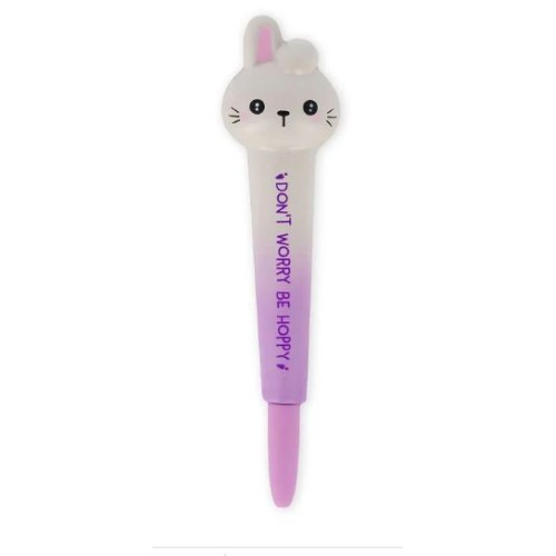 Penna gel Squishy Squeezies Bunny Legami