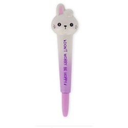 Penna gel Squishy Squeezies Bunny Legami