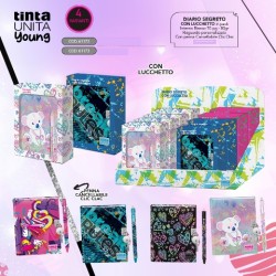 Diario segreto con penna Tinta Unita Young Glamour