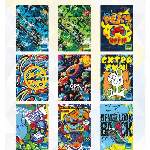Maxi Quaderno A4 50 Special Righe B TU Young Boy
