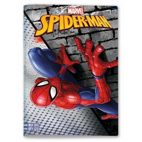 Maxi Quaderno A4 Spiderman Quadretti Medi 5mm