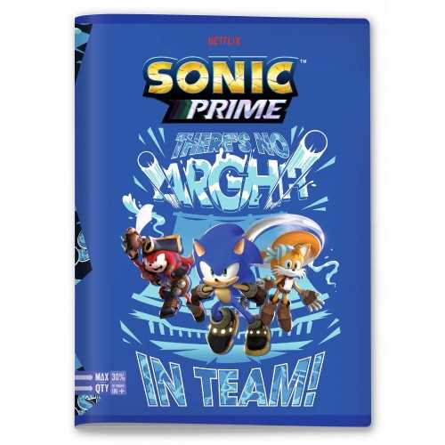 Maxi Quaderno A4 Sonic Righe B