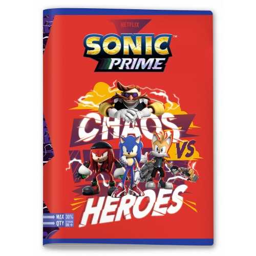 Maxi Quaderno A4 Sonic Righe B