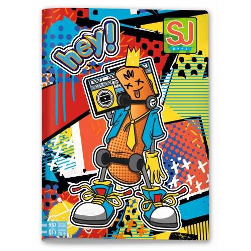 Maxi Quaderno A4 SJ Wondrous Boy Righe A