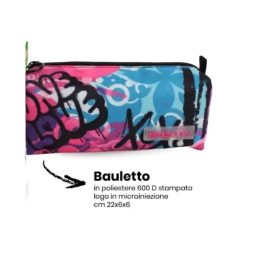 Astuccio Bauletto Girl Tinta Unita