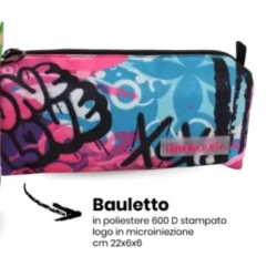 Astuccio Bauletto Girl Tinta Unita