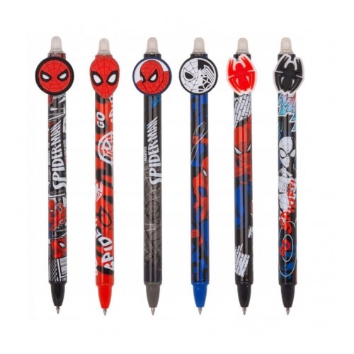 Penna cancellabile a scatto Spiderman...