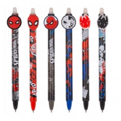 Penna cancellabile a scatto Spiderman Inchiostro blu