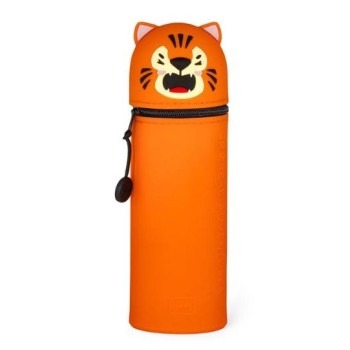 Astuccio 2 in 1 in morbido silicone Kawaii Tigre Legami