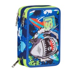 Astuccio 3 zip SJ Squalo Shark Story